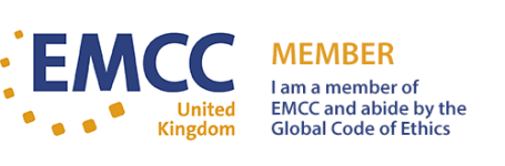Credly badge for Chartered Marketer status and Fellow of the Chartered Institute of Marketing